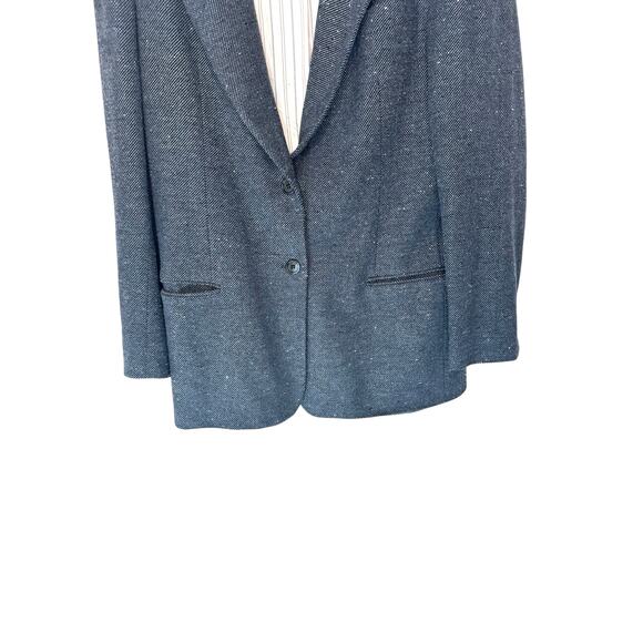 Vintage Light Academia Schoolgirl Preppy Academia Oversized Wool Blazer Size 10 - Picture 8 of 13